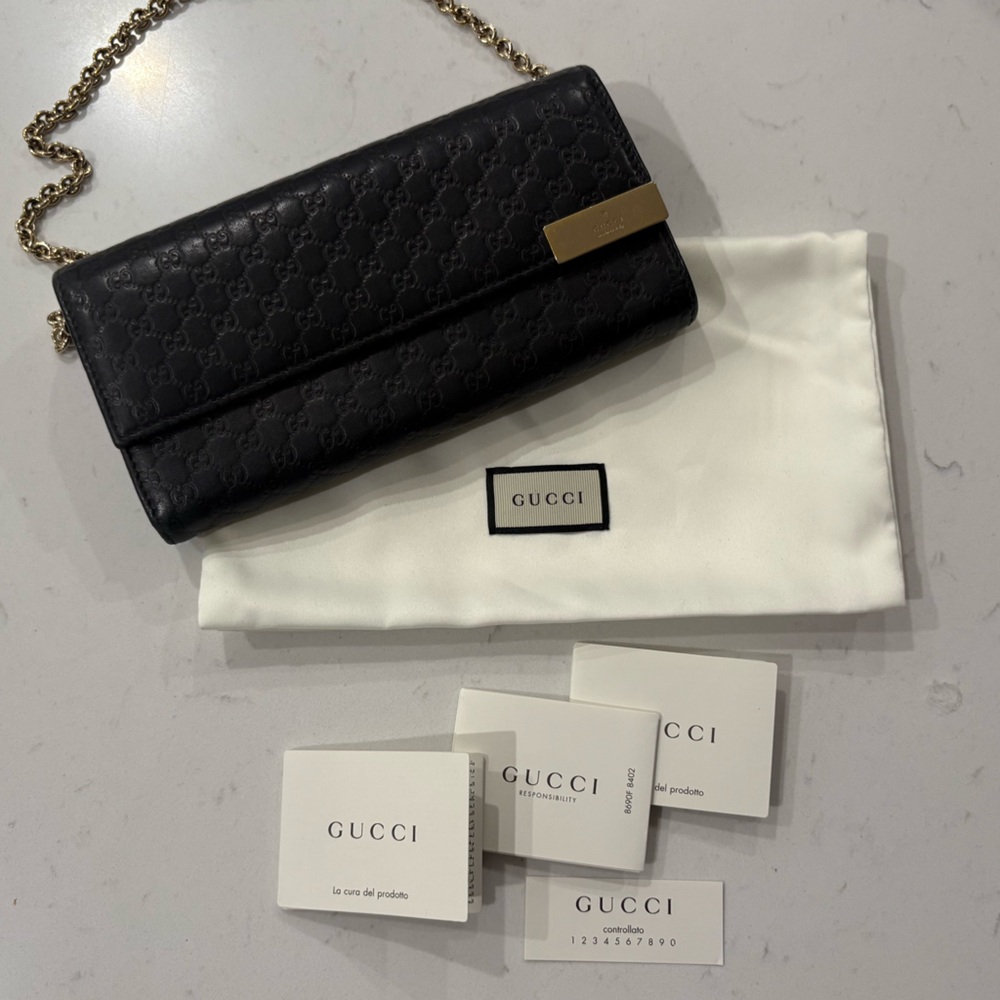 Microguccissima Chain Wallet